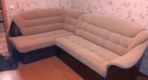 Перетяжка углового дивана. Гусиноозерск